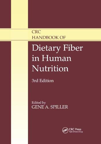 Cover image for CRC Handbook of Dietary Fiber in Human Nutrition