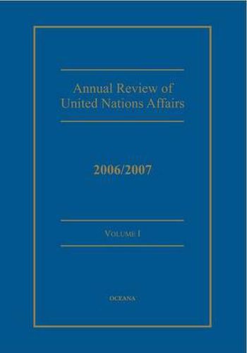 Cover image for Annual Review of United Nations Affairs