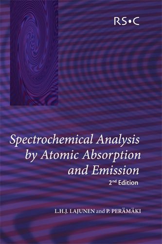 Cover image for Spectrochemical Analysis by Atomic Absorption and Emission