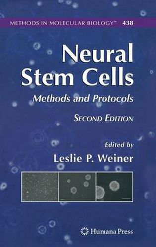 Cover image for Neural Stem Cells: Methods and Protocols