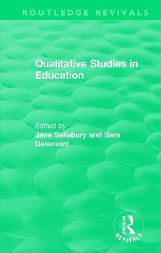 Cover image for Qualitative Studies in Education