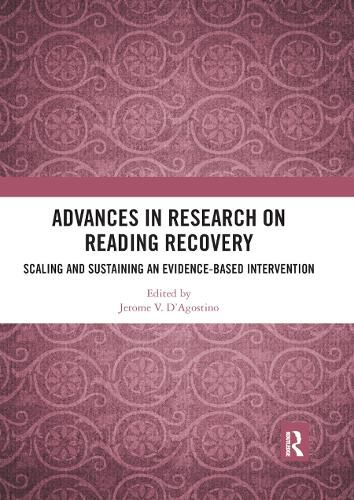 Cover image for Advances in Research on Reading Recovery: Scaling and Sustaining an Evidence-Based Intervention