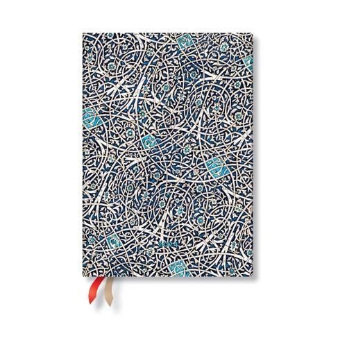 Cover image for Granada Turquoise (Moorish Mosaic) Midi Verso 12-month Dayplanner 2024