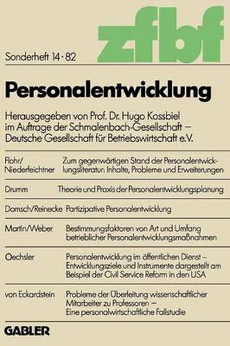Cover image for Personalentwicklung
