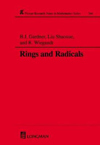 Cover image for Rings and Radicals