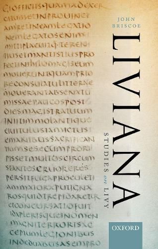 Cover image for Liviana: Studies on Livy