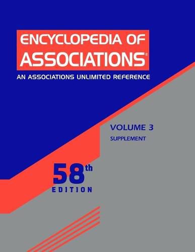 Encyclopedia of Associations: National Organizations of the U.S.: Supplement