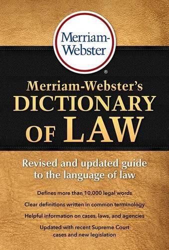 Merriam-Webster's Dictionary of Law