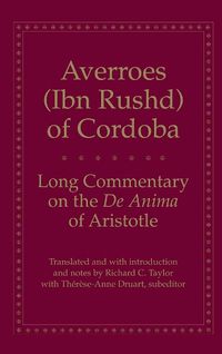 Cover image for Long Commentary on the De Anima of Aristotle