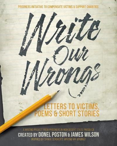 Cover image for Write Our Wrongs: Letters to Victims, poems, and short stories