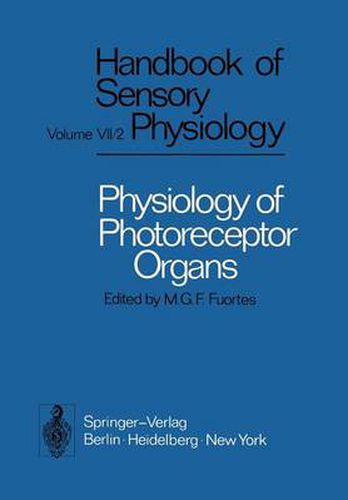 Cover image for Physiology of Photoreceptor Organs