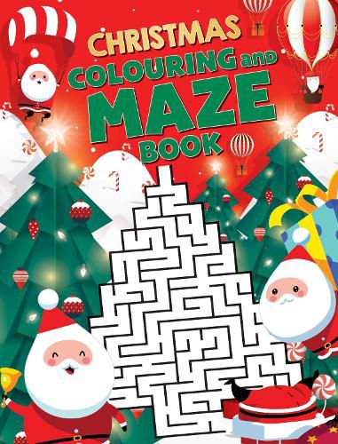Cover image for Christmas Colouring and Maze Book