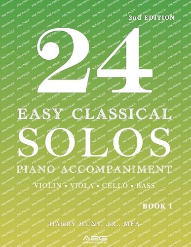 Cover image for 24 Easy Classical Solos Piano Accompaniment Book 1