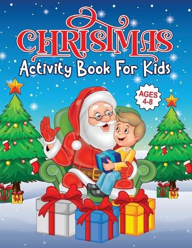 Cover image for Christmas Activity Book for Kids Ages 4-8