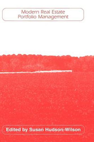 Cover image for Modern Real Estate Portfolio Management