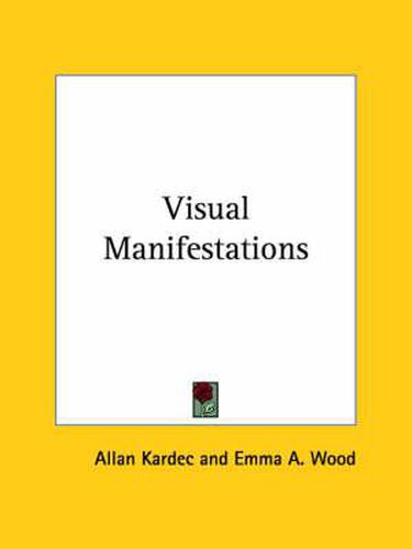 Cover image for Visual Manifestations