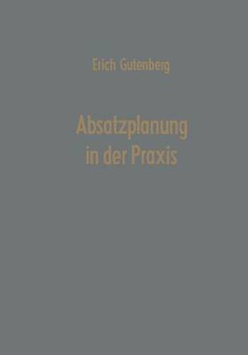 Cover image for Absatzplanung in Der Praxis