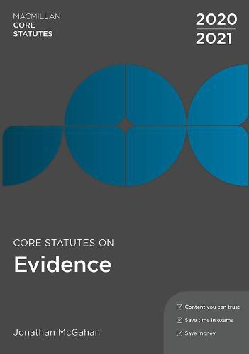 Cover image for Core Statutes on Evidence 2020-21