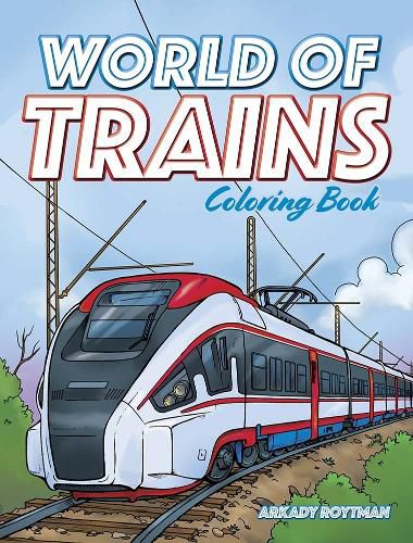 Cover image for World of Trains Coloring Book