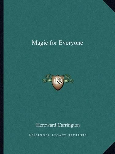 Cover image for Magic for Everyone