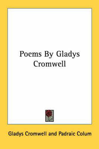 Cover image for Poems by Gladys Cromwell