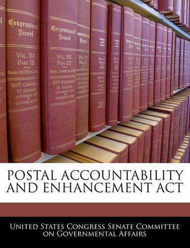 Cover image for Postal Accountability and Enhancement ACT