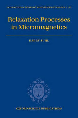 Cover image for Relaxation Processes in Micromagnetics
