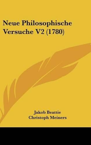 Cover image for Neue Philosophische Versuche V2 (1780)
