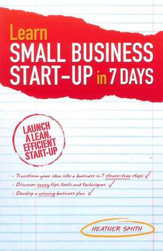 Cover image for Learn Small Business Startup in 7 Days