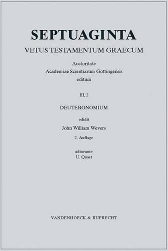 Cover image for Septuaginta: Deuteronomium