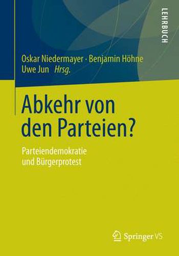 Cover image for Abkehr von den Parteien?: Parteiendemokratie und Burgerprotest