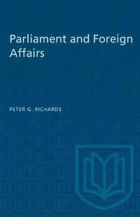 Cover image for Parliament and Foreign Affairs