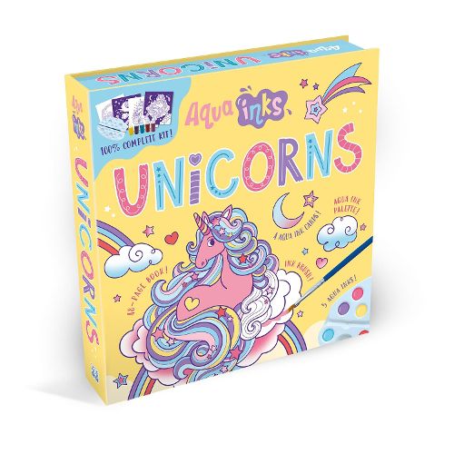 Cover image for Aqua Inks Unicorns