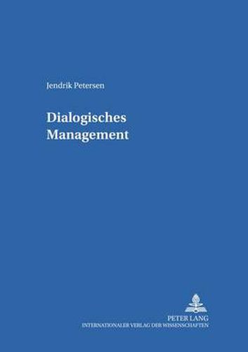 Cover image for Dialogisches Management