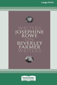 Cover image for On Beverley Farmer: Writers on Writers [16pt Large Print Edition]