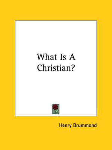 Cover image for What Is a Christian?