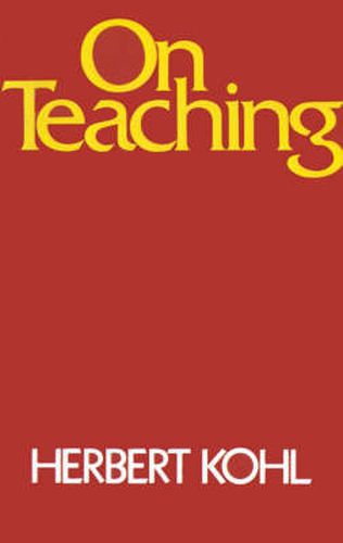 Cover image for On Teaching