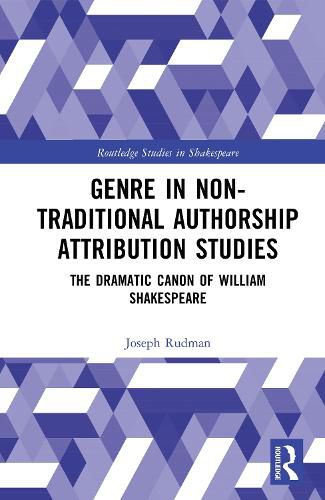 Cover image for Genre In Non-Traditional Authorship Attribution Studies