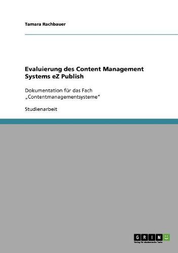 Cover image for Evaluierung Des Content Management Systems EZ Publish