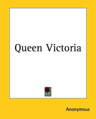 Cover image for Queen Victoria