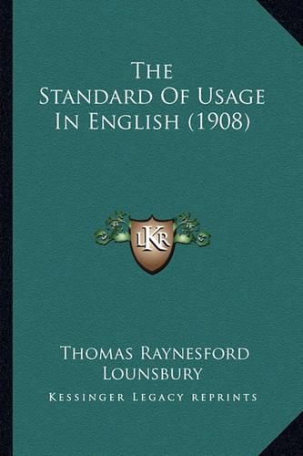 The Standard of Usage in English (1908)