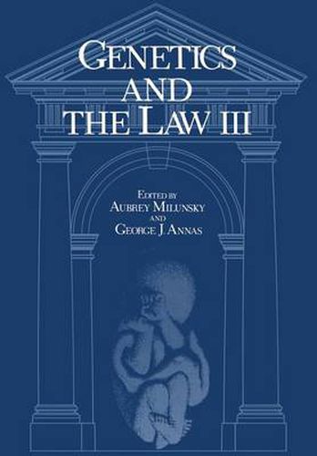 Cover image for Genetics and the Law III