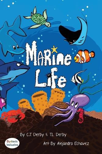 Cover image for Marine Life Dyslexic Edition