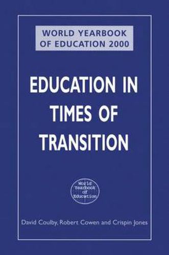 Cover image for Education in Times of Transition: World Yearbook of Education 2000