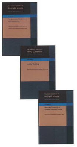 Collected Works of Henry G Manne: 3-Volume Set