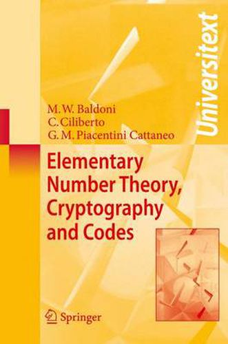 Cover image for Elementary Number Theory, Cryptography and Codes