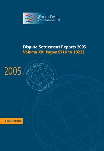 Cover image for Dispute Settlement Reports 2005