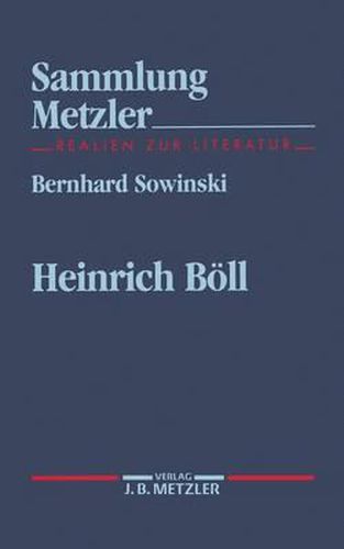 Cover image for Heinrich Boell: Sammlung Metzler, 272
