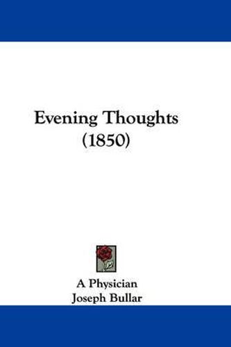 Cover image for Evening Thoughts (1850)