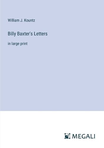 Cover image for Billy Baxter's Letters